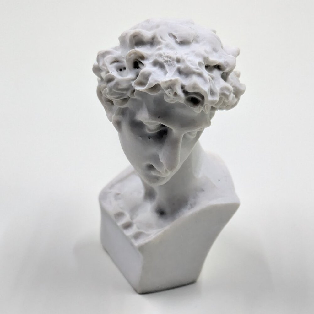 Apollo Bust Greek and Roman Mythology God of Sunlight Resin Head Bust Sculpture